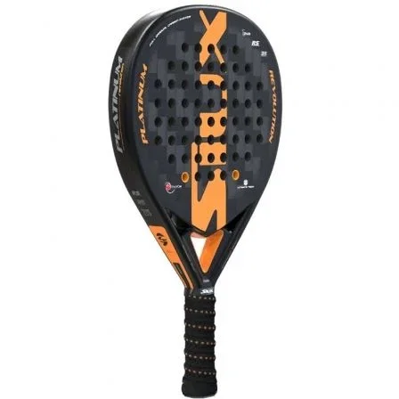 Siux Pala de Pádel Platinum Revolution 24K Negra y Naranja Carbono Alta Potencia y Control Siux Pala de Pádel Platinum Revolution 24K Negra y Naranja Carbono Alta Potencia y Control